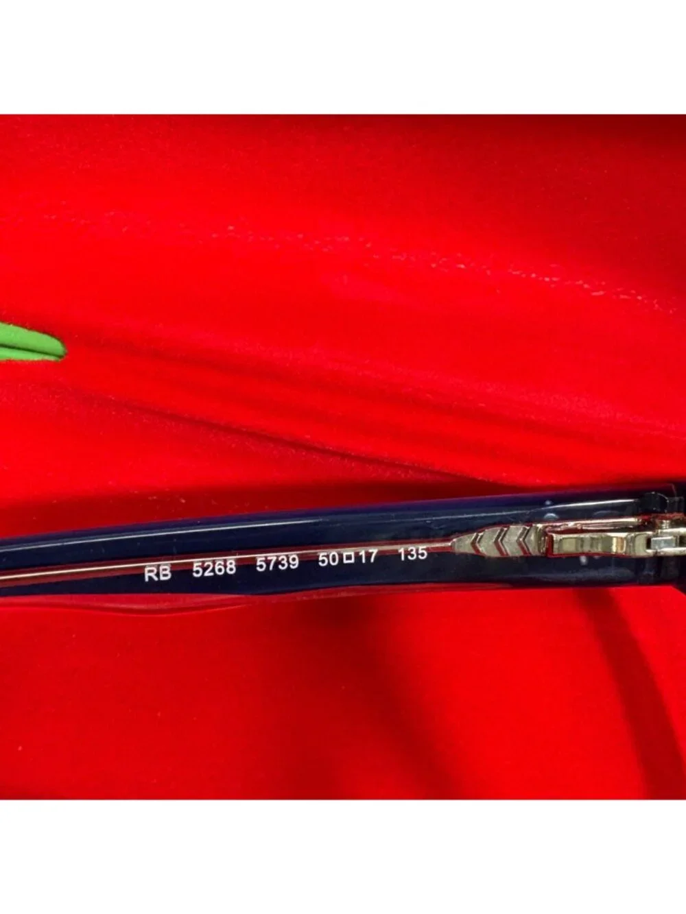 Ray Ban RB 5268 Unisex Rectangle Blue Eye Glasses